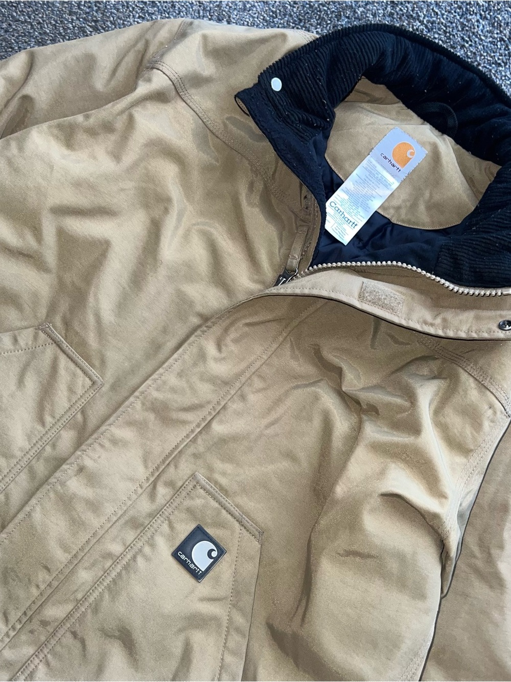 Carhartt Workwear Jacket Near Vintage Insulated J174 DKH Mens Size Small